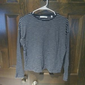 Vince striped long sleeve top